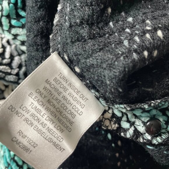 NWT Alfred Dunner Womens Multicolor Aurora Borealis Zigzag Print Knit Top Sz XL - Picture 3 of 7